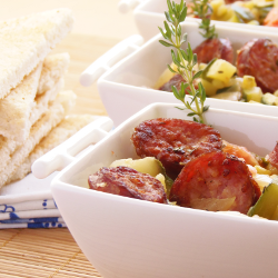 Sausage & Thyme Vegetables - Recipe photo by menunature
