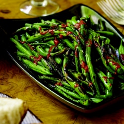 Grilled Green Beans - Recipe photo by foodrepublic
