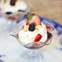 Naughty Berries and Cream for Two - Recipe photo by Sugarmagphoto