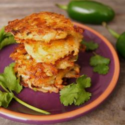 Spicy Pepper Jack Potato Pancakes - Recipe photo by cookingontheweekends