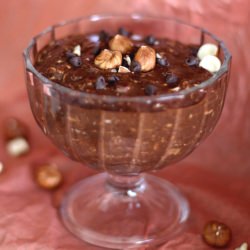Nutella Overnight Dessert Oats - Recipe photo by dessertswithbenefits