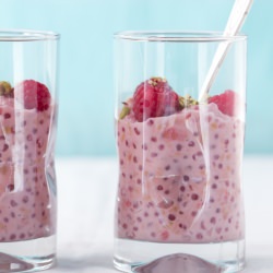 Raspberry Tapioca Pudding - Recipe photo by dramaticpancake