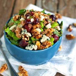 Honey Walnut Power Salad - Recipe photo by pinchofyum