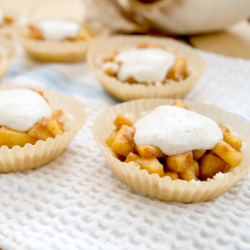 Raw Mini Apple Tarts - Recipe photo by Cucina Libera
