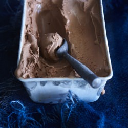 Dark Chocolate Ice Cream - Recipe photo by thefooddept