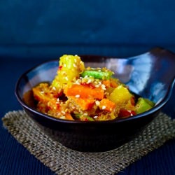 Nonya Acar/Spicy Vegetable Pickle - Recipe photo by kkramya