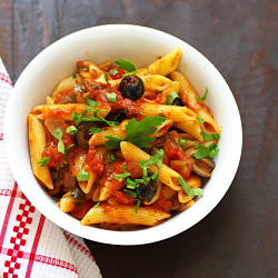 Penne Puttanesca - Recipe photo by dada