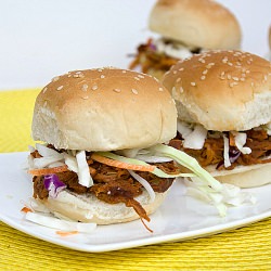 Pulled Pork Sliders - Recipe photo by theblackpeppercorn