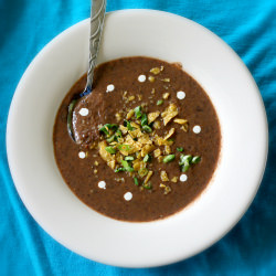 Black Bean Soup - Recipe photo by Abakerswife