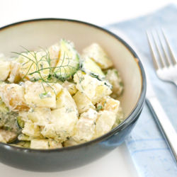 Potato and Zucchini Salad - Recipe photo by mindysmouthful