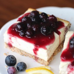 Lemon Cheesecake Bars - Recipe photo by dessertswithbenefits