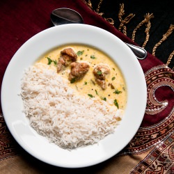 Pakode-wali kadhi - Recipe photo by indianfoodrocks