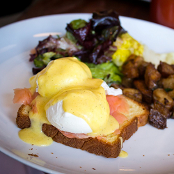 Smoked Salmon Benedict - Recipe photo by jwang815