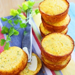 Jalapeno Cheddar Cornbread Muffins - Recipe photo by Comfort of Cooking