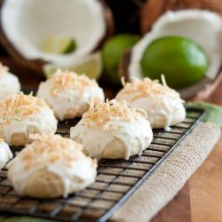 Coconut Lime Ricotta Cookies - Recipe photo by cooking classy