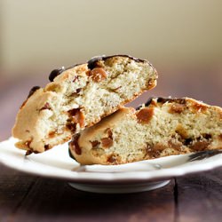 Chocolated Dipped Caramel Biscotti - Recipe photo by Kitchen Runway