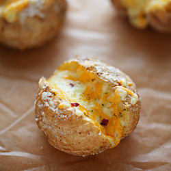 Cheesy Baked Jacket Potatoes - Recipe photo by anushruti