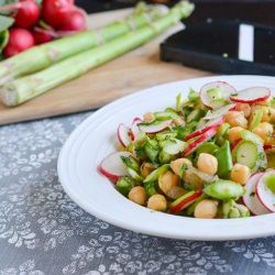 asparagus & radish salad - Recipe photo by digioral