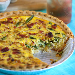 Asparagus Quiche - Recipe photo by PBSFood