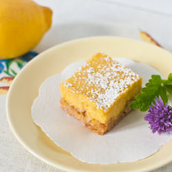 Gluten Free Lemon Bars - Recipe photo by BobbiLewin