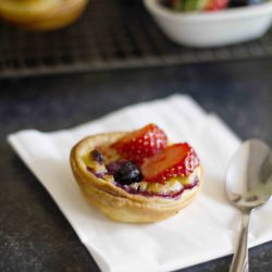 Portugese Custard Tarts - Recipe photo by Bailey Ana Cakes