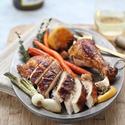 Roast Chicken - Recipe photo by FoodieCrush