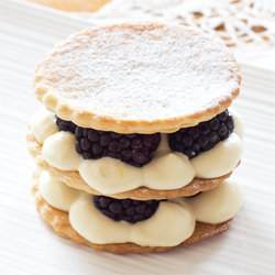 Blackberry mille feuille - Recipe photo by becskr