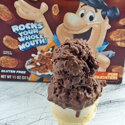 Cocoa Pebbles Ice Cream - Recipe photo by cravingsofalunatic
