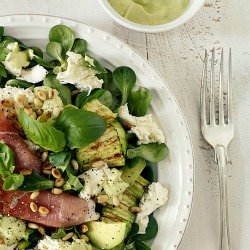 Salad with Lamb's Lettuce - Recipe photo by Hermina