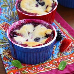 Mixed Berry Cobbler - Recipe photo by Comfort of Cooking