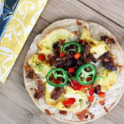 Breakfast Tostadas - Recipe photo by cheap-recipe-blog