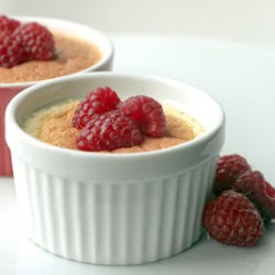 Ispahan Pudding Cake - Recipe photo by amrita