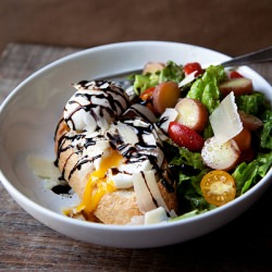 Parmesan Balsamic Poached Eggs - Recipe photo by WhipperBerry