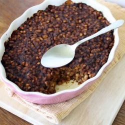 Vegetarian Baked Beans - Recipe photo by j3nn.net