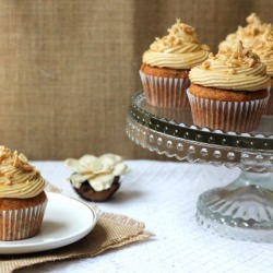 Banana, Chocolate & Peanut Cupcakes - Recipe photo by Carrot Cake