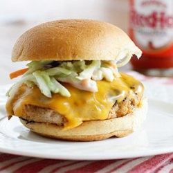 Buffalo Turkey Burgers - Recipe photo by ginaswwrecipes