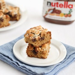 Nutella S'more Bars - Recipe photo by kirbie
