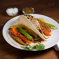 Seitan Fajitas - Recipe photo by SpicieFoodie