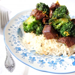 Orange Beef and Broccoli - Recipe photo by lemarchdesophie