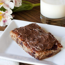 Cherry Chocolate Focaccia - Recipe photo by BarbaraBakes