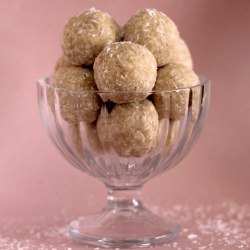 Coconut Shortbread Truffles - Recipe photo by dessertswithbenefits