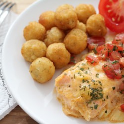 Baked Salmon with Mustard - Recipe photo by bebenyabubu