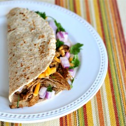 Easy Lean Shredded Pork Tacos - Recipe photo by The Enchanted Cook