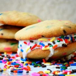 Funfetti Cookie Ice Cream Sandwich - Recipe photo by EveryCraving