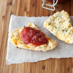 Strawberry Rhubarb Jam - Recipe photo by Delectable Musings
