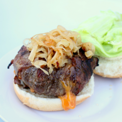 Bacon wrapped Burger - Recipe photo by mysweetfrostings