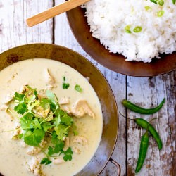Thai Green Chicken Curry - Recipe photo by The Food Fox