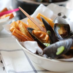 Moules et frites - Recipe photo by Regula Ysewijn Foodwise