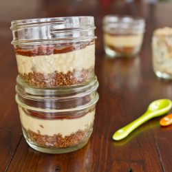 Mini Pb Cups in a Jar - Recipe photo by ohsheglows