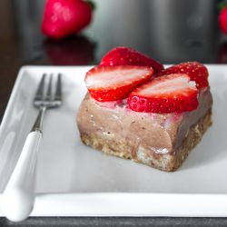 No Bake Chocolate Coconut Torte - Recipe photo by ohsheglows